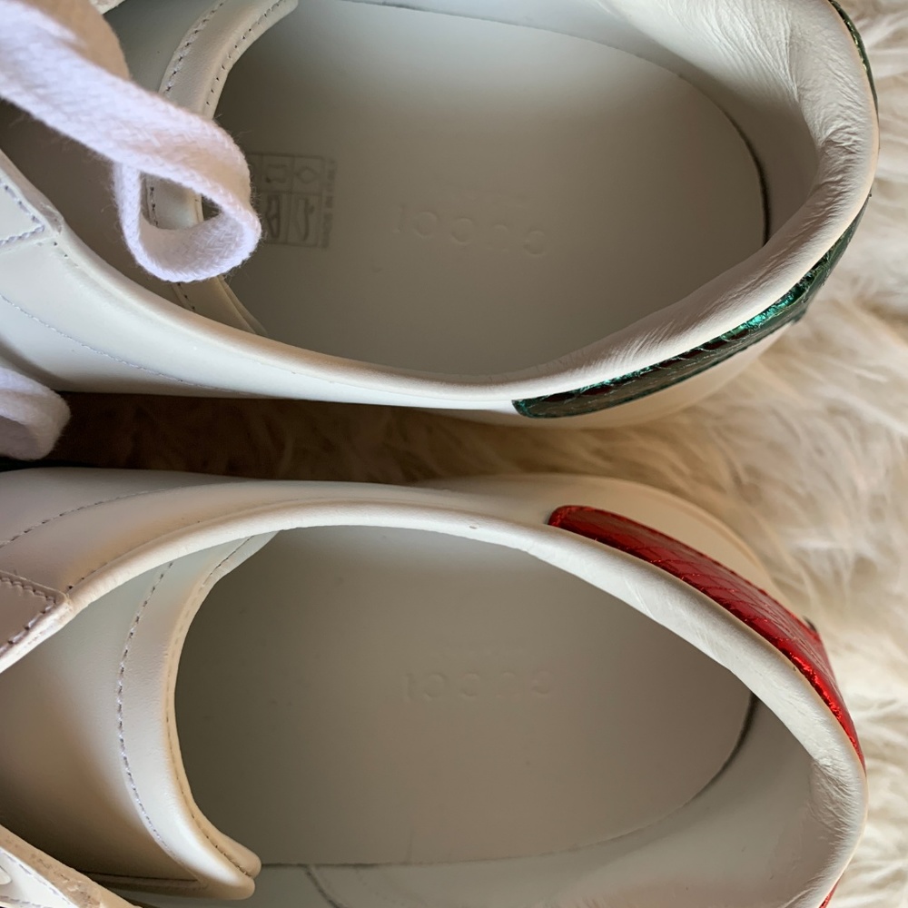 ❌SOLD❌Gucci New Ace Pineapple White Sneaker - Picture 6 of 8